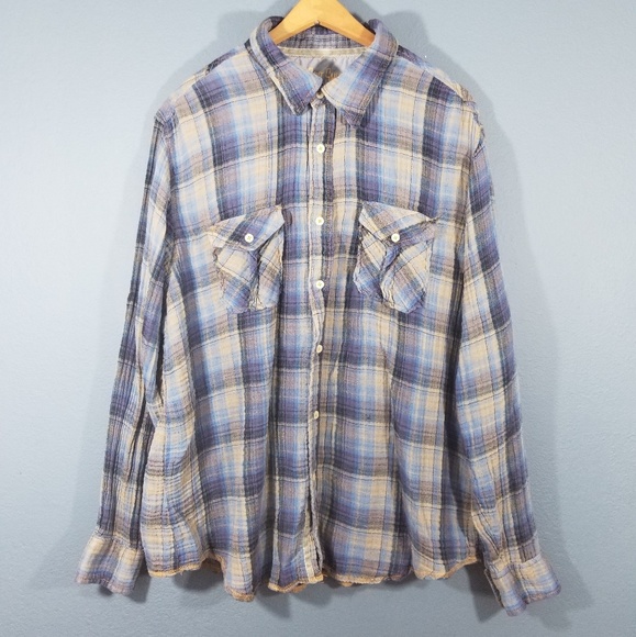 3true Grit Shirts Co Mens Flannel 